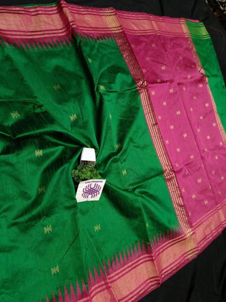 Handwoven Kosa Silk Saree