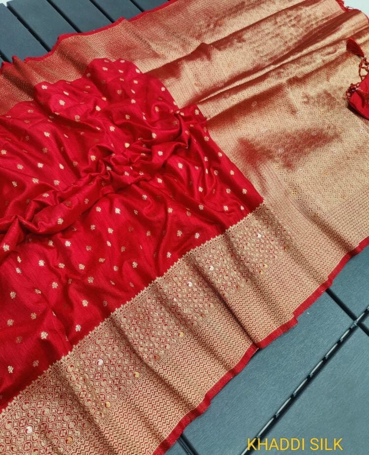 Soft Khaddi Silk Saree