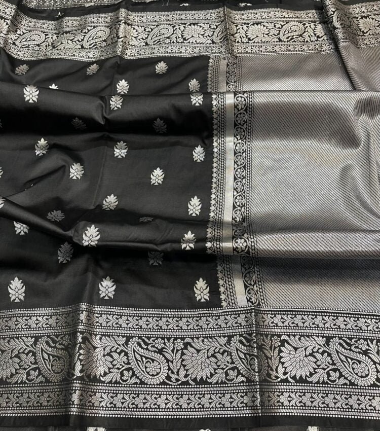 Vintage Glamour Semi Katan Silk Saree